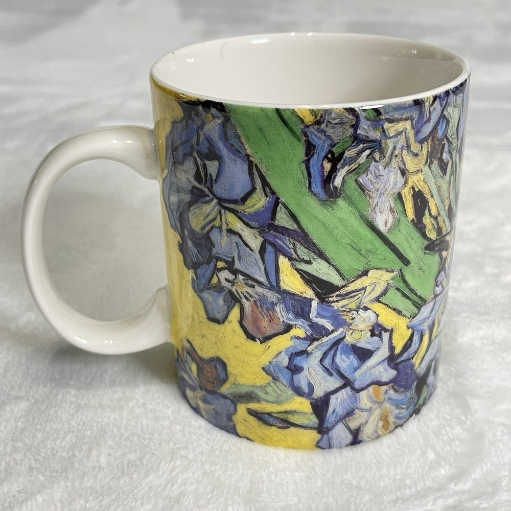 Vincent Van Gogh Museum Amsterdam Ceramic Art Coffee Mug Irises